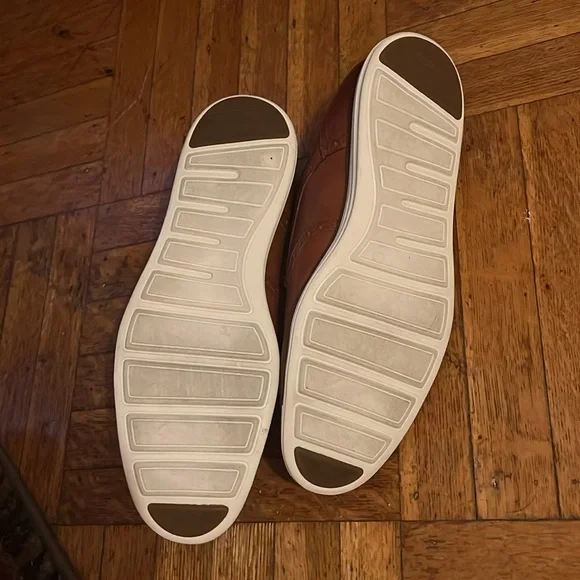 Cole Haan Tan/Ivory ØriginalGrand Wingtip Oxfords Men's 13M — NWOT - Picture 4 of 7